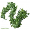 Artificial Trailing Ivy Vine 5M Grape leaves